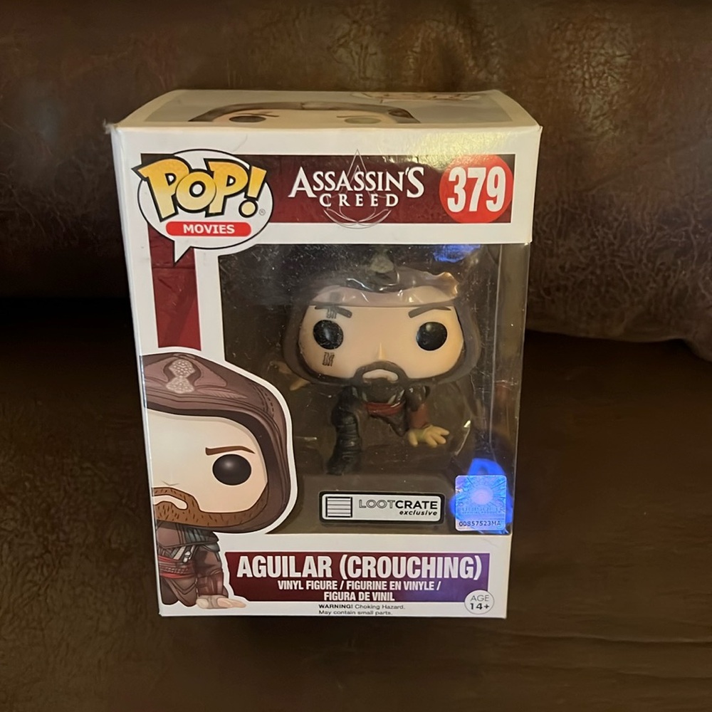 Funko POP! #379 Assassin's Creed Aguilar (Crouching) Loot Crate exclusive